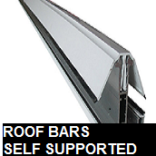 Roof bars self supported